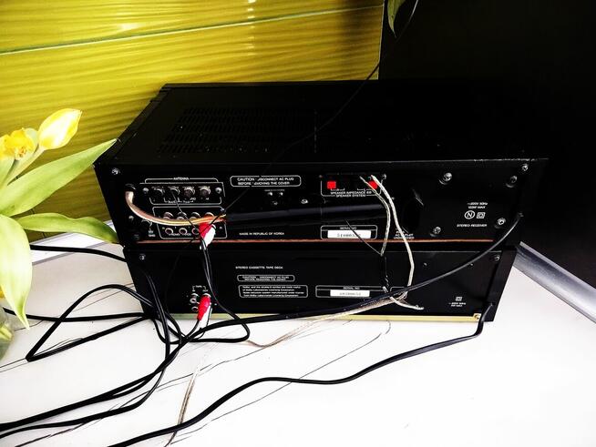 Zestaw Samsung TD-3320, SS-3320 amplituner plus magnetofon