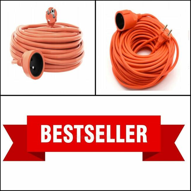 Przedłużacz 20 m bez rolki 3x2,5