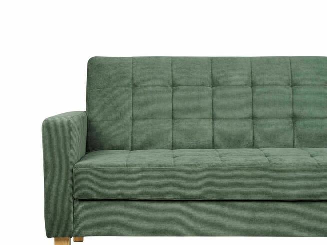 Sofa rozkładana Ciemnozielony dla 3 osób