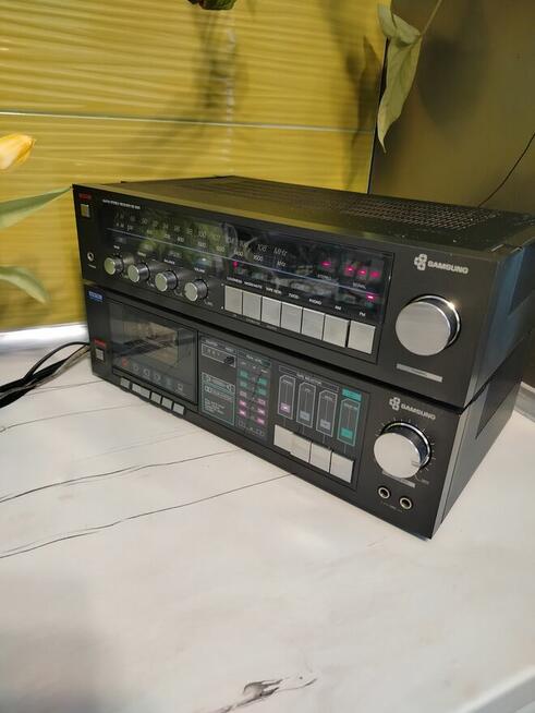 Zestaw Samsung TD-3320, SS-3320 amplituner plus magnetofon