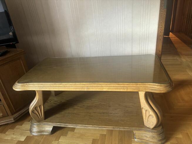 Sprzedam ławę dębową i szafkę narożną RTV