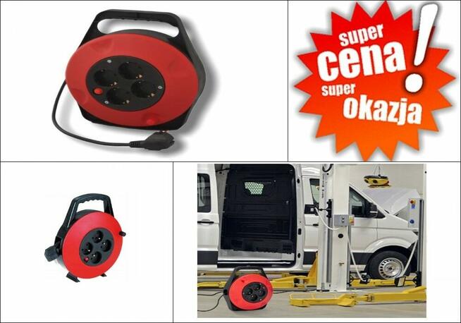 Przedłużacz 10m na bębnie