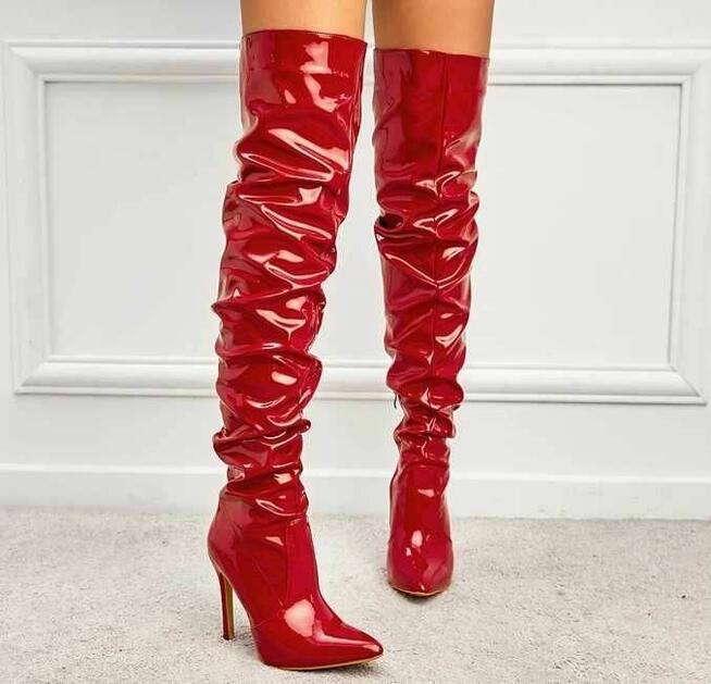 Kozaki za kolano w 4 kolorach