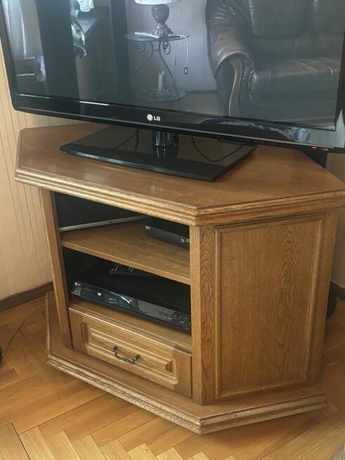 Sprzedam ławę dębową i szafkę narożną RTV