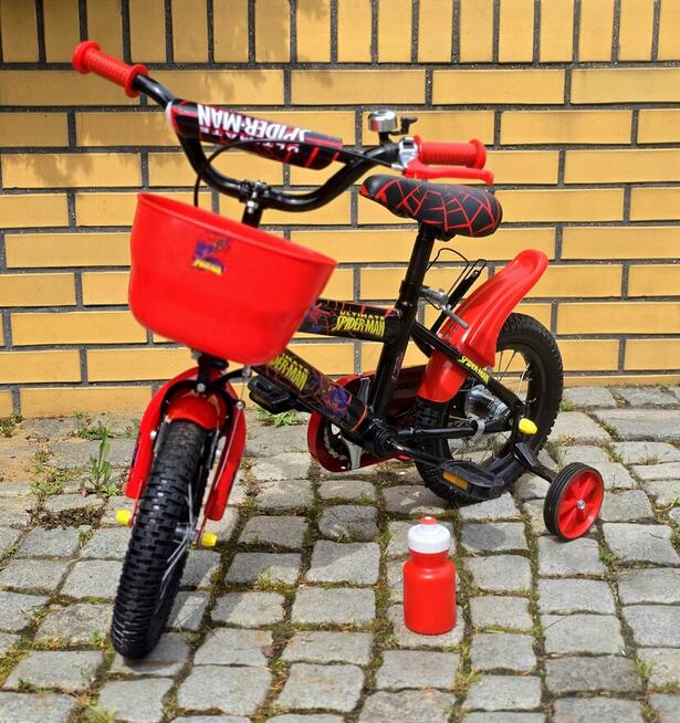 Rower spiderman 16 cali dostepny niebieski i czerwony