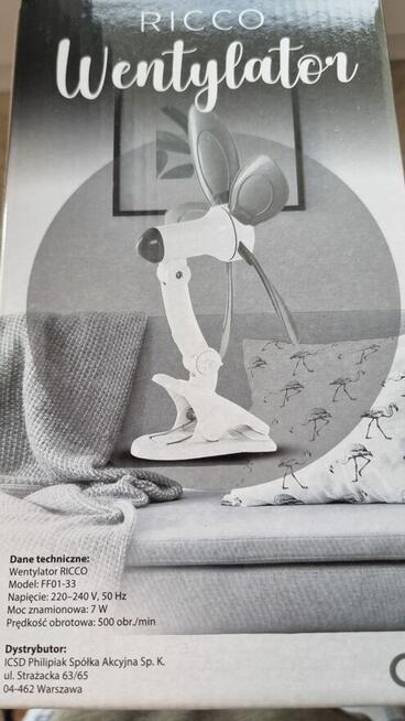 Wentylator RICCO Model FF01-33