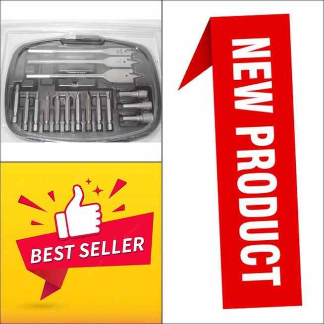 Zestaw akcesoriów śrubokrętowych