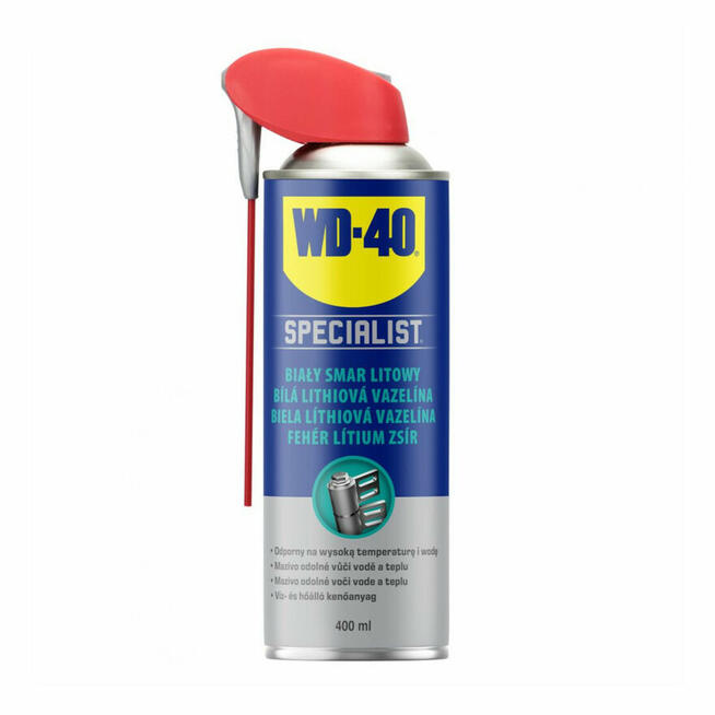WD 40 - zdj z aplikatorem i bez