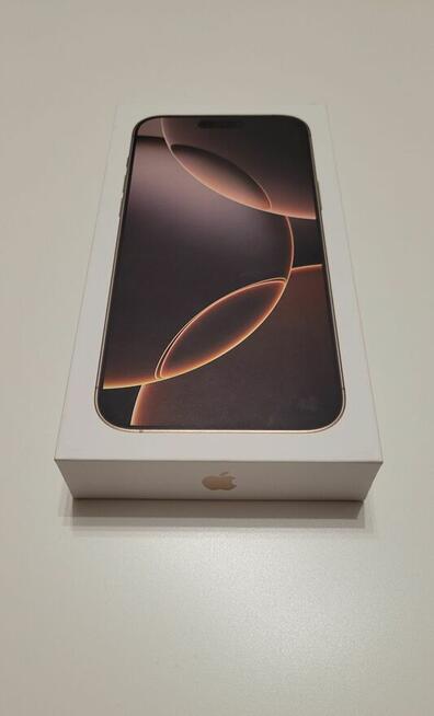Nowy iPhone 16 Pro Max 1TB z gwarancją, kolor Desert Titanium