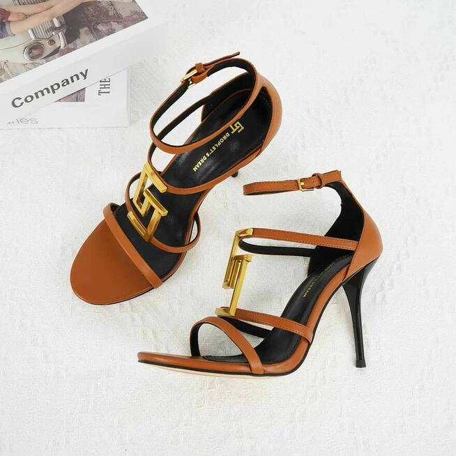 Sandały kolory wysoki obcas 10 cm