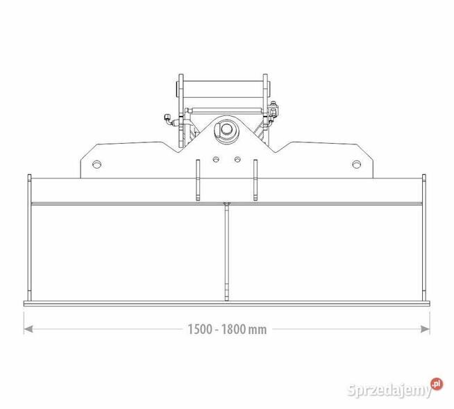 ŁYŻKA SKARPOWA HYDRAULICZNA 8,5 - 10 T
