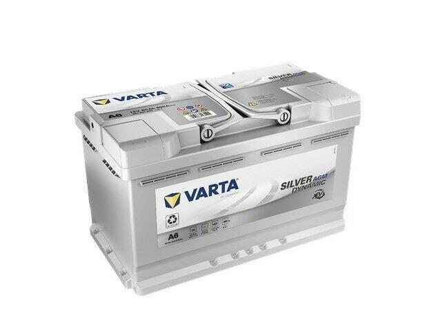 Akumulator 80Ah VARTA Silver Dynamic A6 800A START&STOP AGM