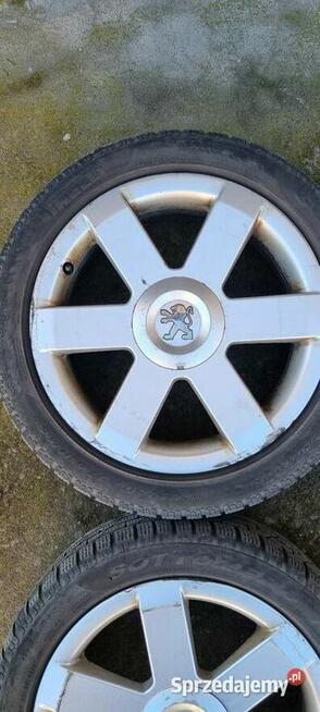 Felgi aluminiowe Peugeot 307 17 cali 4 śruby z oponami