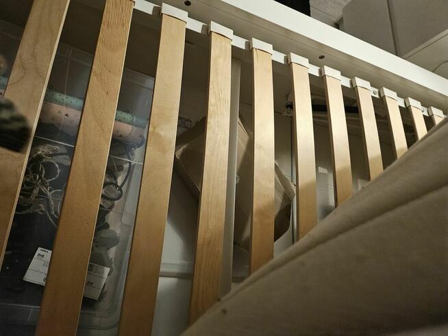 Łóżko z pojemnikiem Ikea Malm 140x200