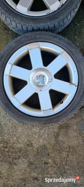Felgi aluminiowe Peugeot 307 17 cali 4 śruby z oponami