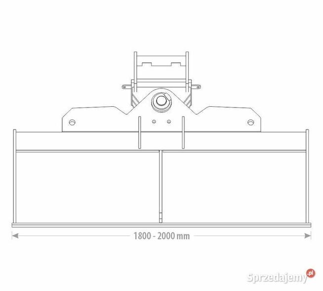 ŁYŻKA SKARPOWA HYDRAULICZNA 12 - 14 T