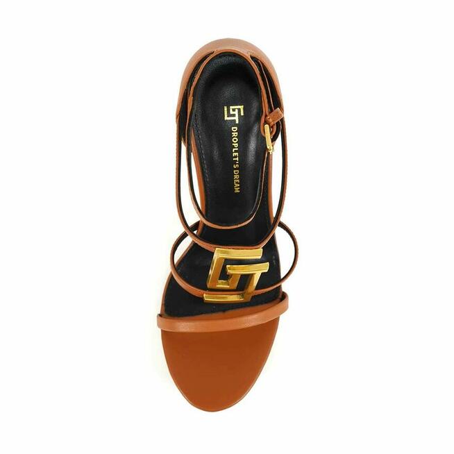 Sandały kolory wysoki obcas 10 cm