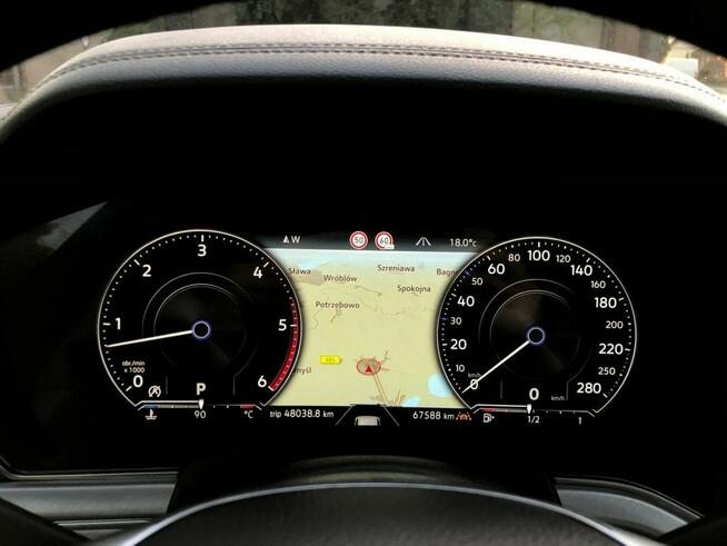 Volkswagen Touareg R-Line 2019r V8 4.0 TDI 422KM 4x4 Matrix Head Pneumatyka Hak FV23% VAT