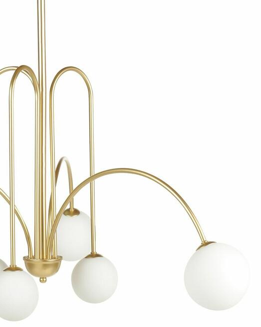 Żyrandol Metal Złoty