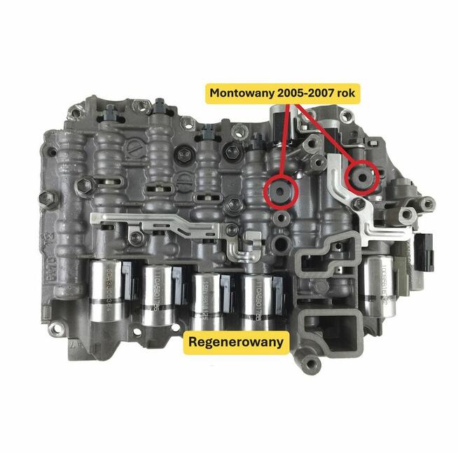 TF60SN (09G,09P) STEROWNIK HYDRAULICZNY, VALVE BODY, VW,AUDI