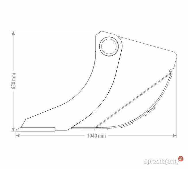 ŁYŻKA SKANDYNAWSKA 8,5 - 10 T