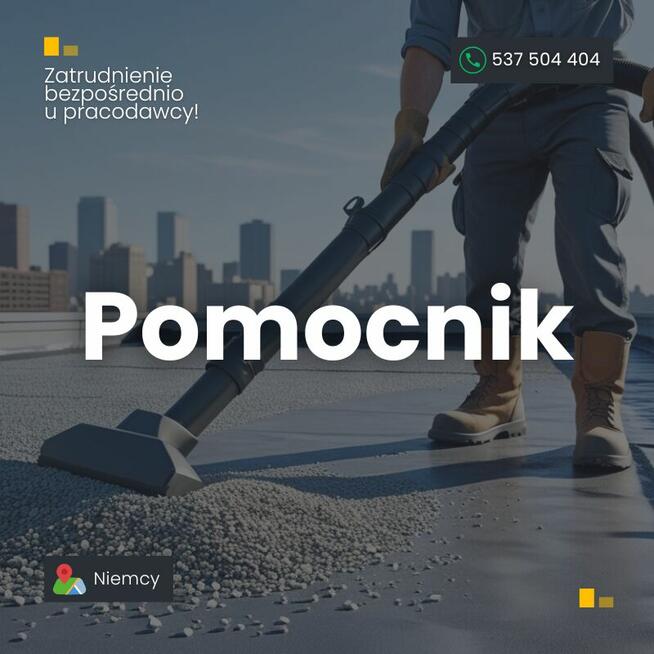 Pomocnik do odsysania żwiru - dachy płaskie - Niemcy