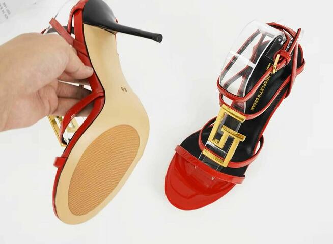 Sandały kolory wysoki obcas 10 cm