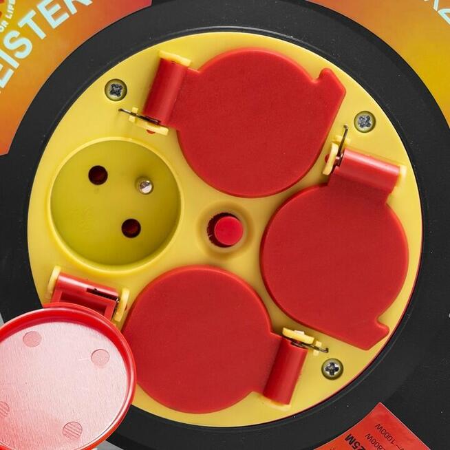 Przedłużacz na metalowym bębnie 50 m