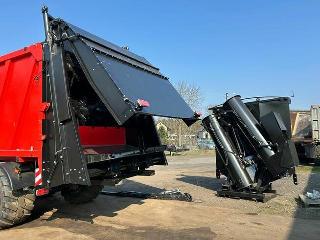 Adapter poziomy i pionowy do rozrzutu obornika