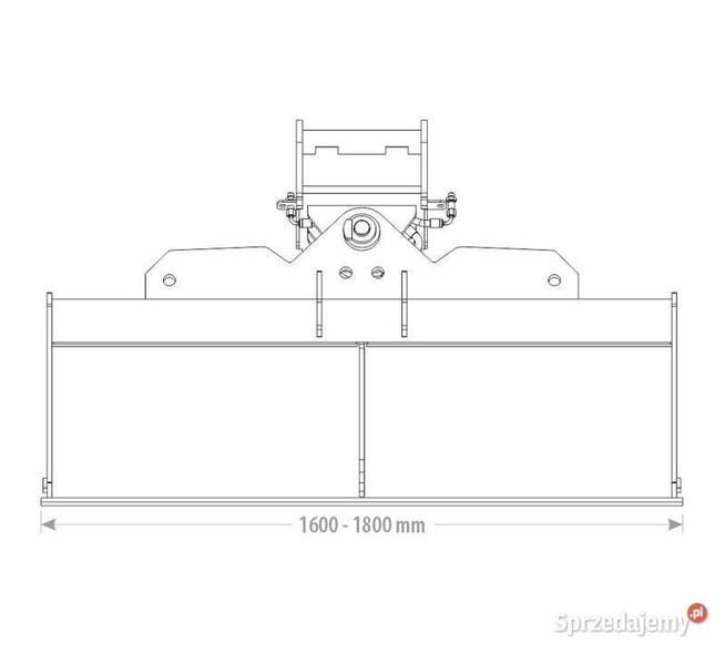 ŁYŻKA SKARPOWA HYDRAULICZNA 10 - 12 T