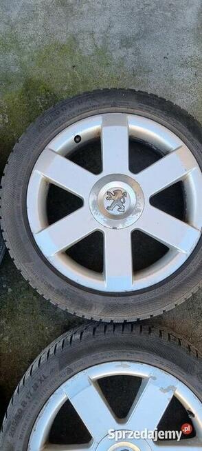 Felgi aluminiowe Peugeot 307 17 cali 4 śruby z oponami