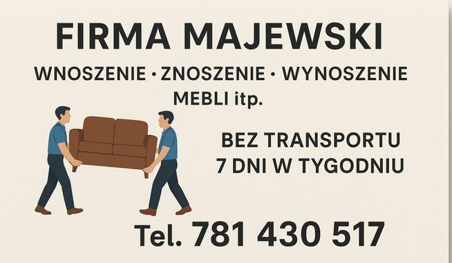 Wnoszenie Znoszenie Wynoszenie Przenoszenie Mebli
