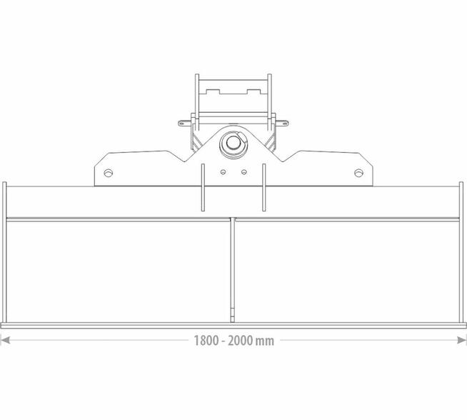 ŁYŻKA SKARPOWA HYDRAULICZNA 14 - 18 T