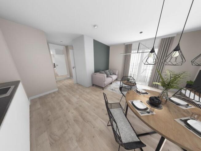 Kawalerka z dużym tarasem i ogródkiem 15 min od Poznania