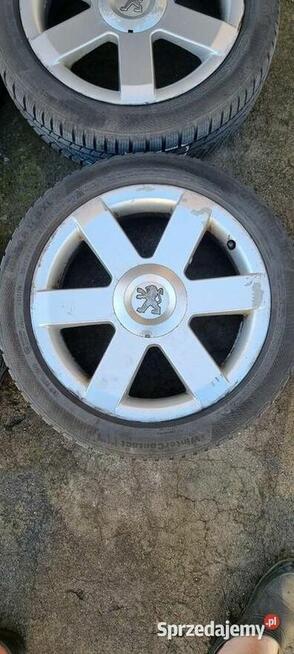 Felgi aluminiowe Peugeot 307 17 cali 4 śruby z oponami