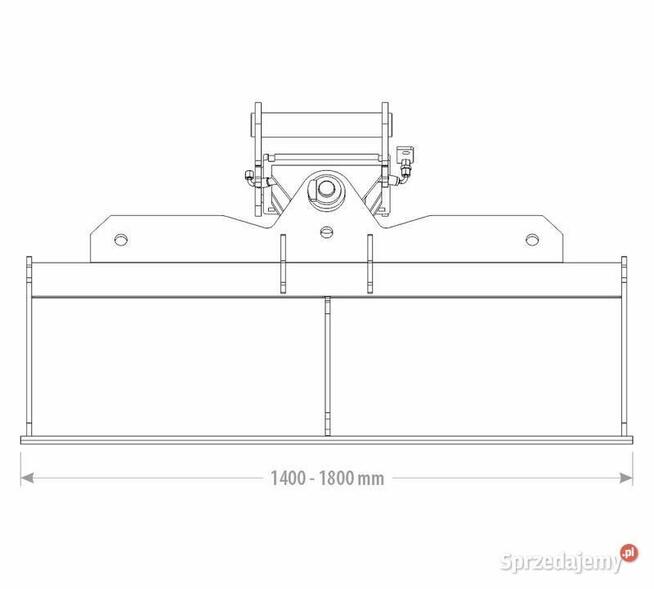 ŁYŻKA SKARPOWA HYDRAULICZNA DUO 6 - 8,5 T