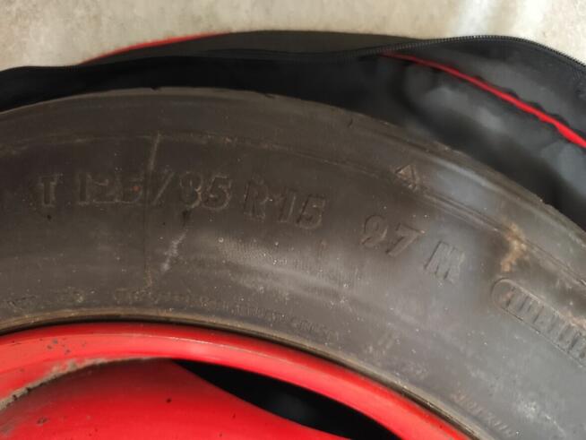 Koło zapasowe dojazdowe Continental 125/85 R15