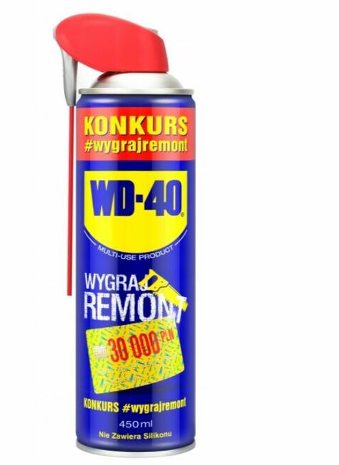 WD 40 - zdj z aplikatorem i bez