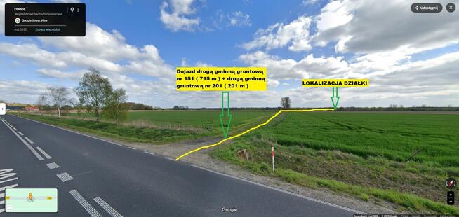 Działka budowlana 72-310 Sowno Zachodniopomorskie = 3081 m2