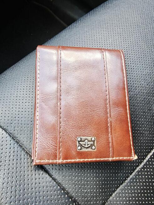 Portfel Dockers męski, skórzany, oryginał USA