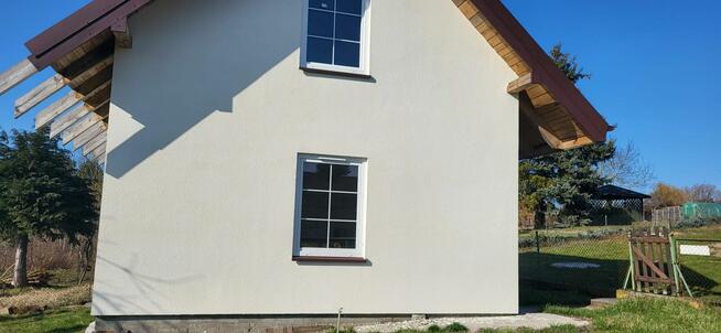 Działka ROD z nowym domem