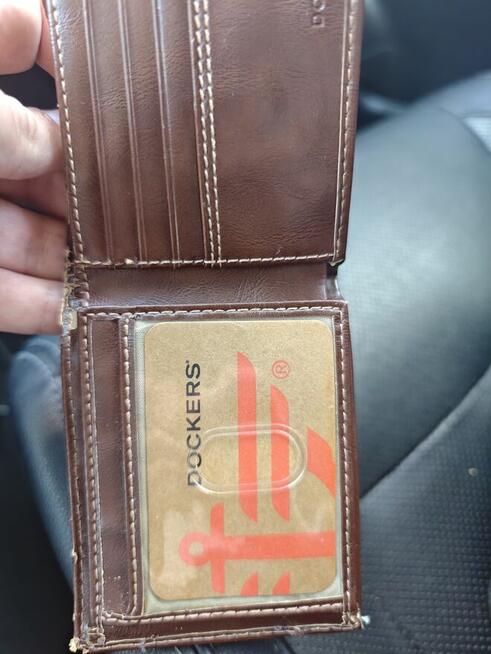 Portfel Dockers męski, skórzany, oryginał USA