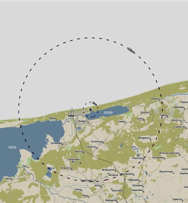 Działka Łeba 500 metrów od morza