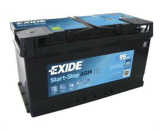 Akumulator 95Ah EXIDE AGM START&STOP EK950 850A EN