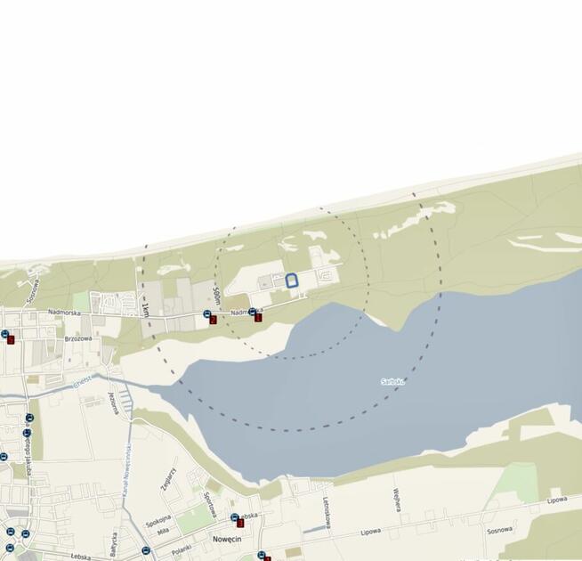 Działka Łeba 500 metrów od morza