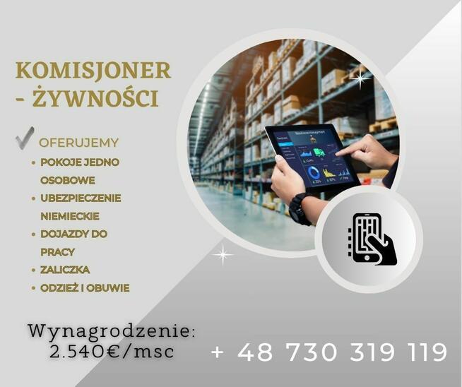 Kompletacja zamówień / Żywność/ Niemcy - pełen social.