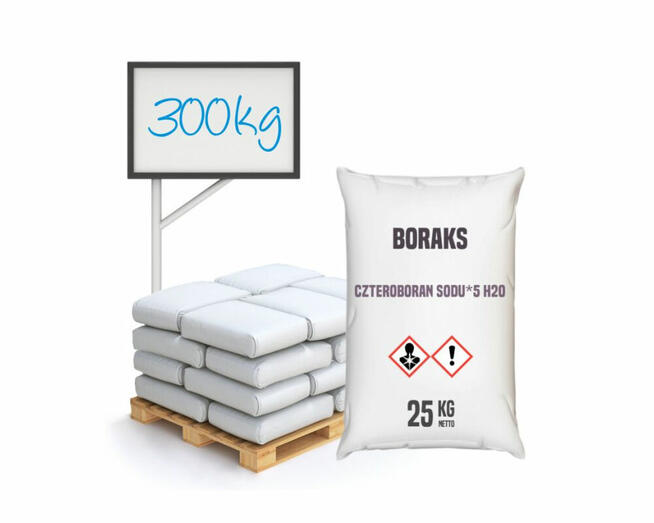 Czteroboran sodu pięciowodny, boraks