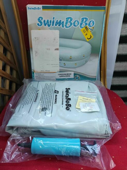 Dmuchana Wanienka Wanna dla Dzieci Dziecka Niemowląt SwimBoBo