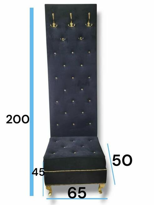 Wieszak Stojak Garderoba z pojemnikiem na buty schowek