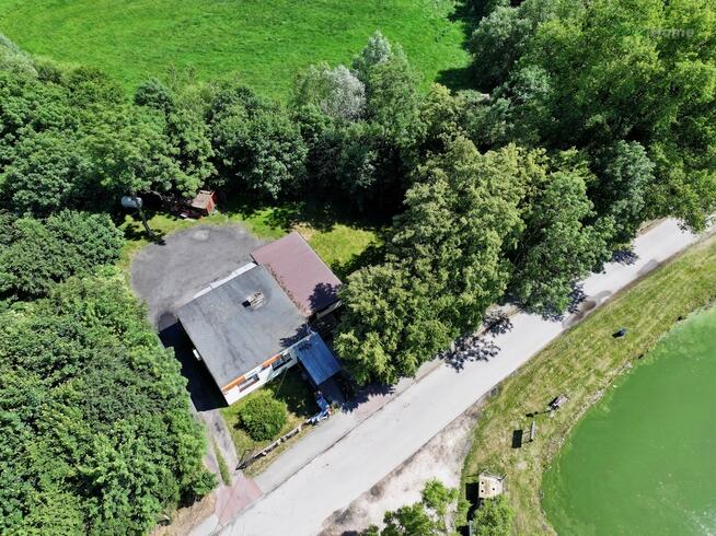 Kołaczków pawilon handlowy z częścią mieszkalną.